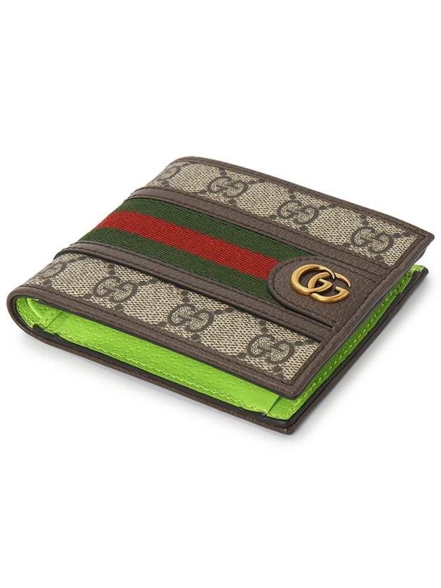 Ophidia GG Half Wallet Brown - GUCCI - BALAAN 4