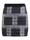 Golf women s side line color combination padded skirt paisley black - HENRY STUART - BALAAN 2