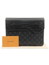 Monogram Eclipse Canvas Pochette Steamer Clutch M80107 - LOUIS VUITTON - BALAAN 2