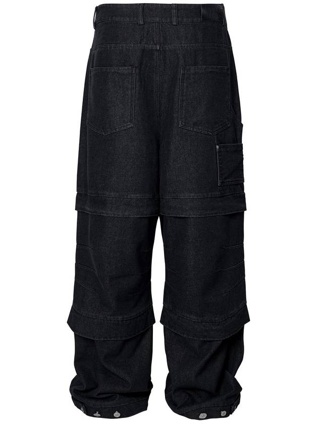 Double Layered Wide Denim Pants TP0059 - FLAVORISM - BALAAN 4