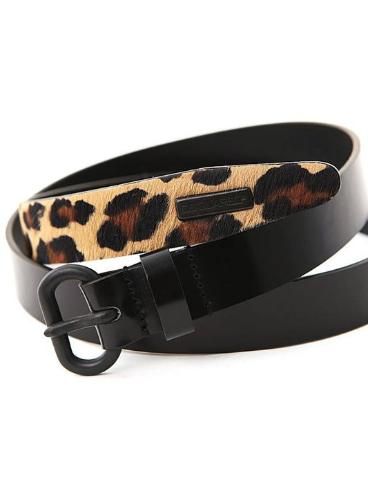 Men's Leather Belt BE1001 V022 62 - DSQUARED2 - BALAAN 2