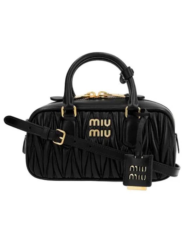 Arcadie Matelasse Nappa Leather Tote Bag Black - MIU MIU - BALAAN 6