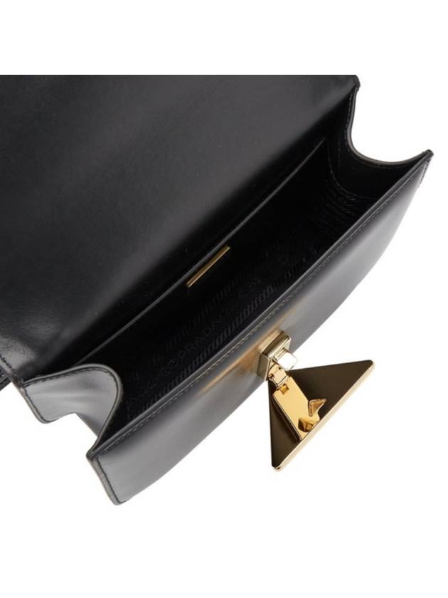 Emblème Leather Bag Black - PRADA - BALAAN 3