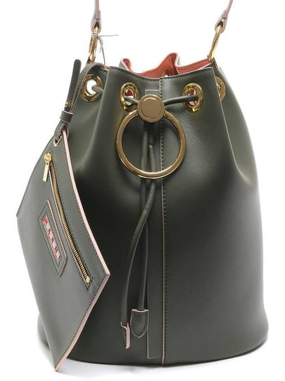 Earrings Bucket Bag Khaki - MARNI - BALAAN 2