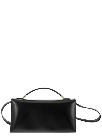 Prisma Leather Tote Bag Black - MARNI - BALAAN 2