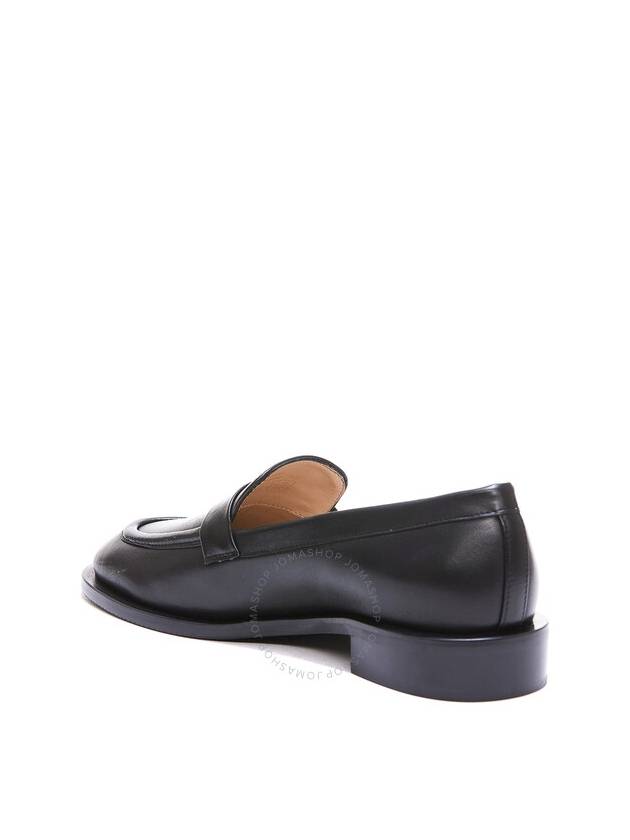 Stuart Weitzman Black Palmer Sleek Nappa Loafers, Brand Size 38 ( US Size 7.5 ) - STUART WEITZMAN - BALAAN 3