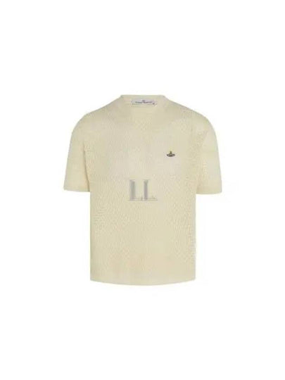 Julian Cotton Knit Top T-Shirt Ivory - VIVIENNE WESTWOOD - BALAAN 2