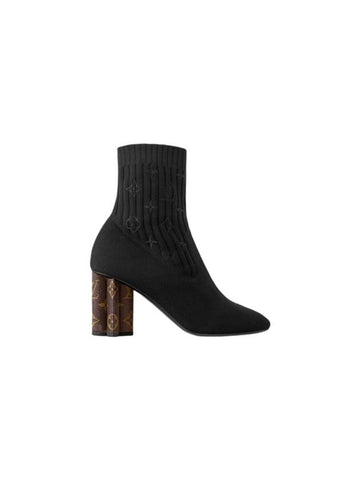 Silhouette Middle Boots Black - LOUIS VUITTON - BALAAN 1