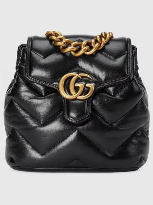 GG Marmont Matelasse Backpack Black - GUCCI - BALAAN 2