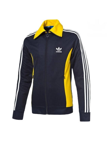 Original Europa Track Jacket Navy Yellow - ADIDAS - BALAAN 1