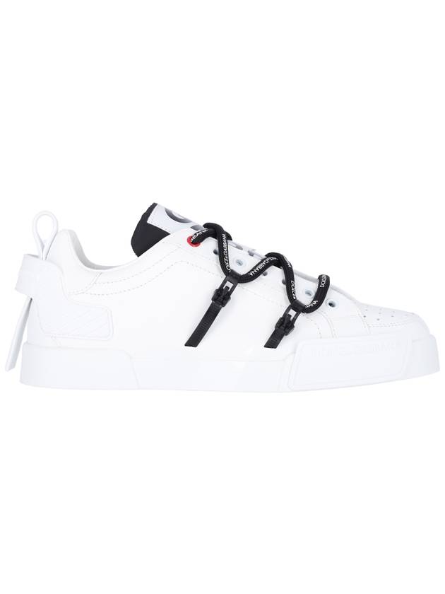 Dolce & Gabbana Men's Portofino Low Top Sneakers White - DOLCE&GABBANA - BALAAN 2