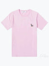 Dressed Fox Patch Short Sleeve T-Shirt Dusty Rose - MAISON KITSUNE - BALAAN 2