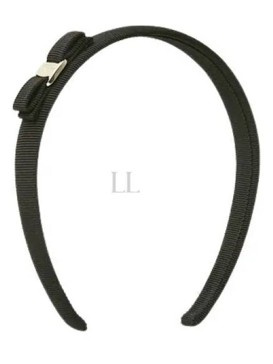 Vara Bow Headband Black - SALVATORE FERRAGAMO - BALAAN 2