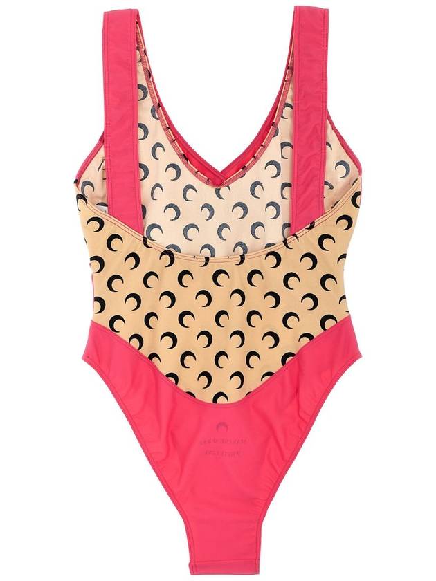 Marine Serre 'All Over Moon' One-Piece Swimsuit - MARINE SERRE - BALAAN 2