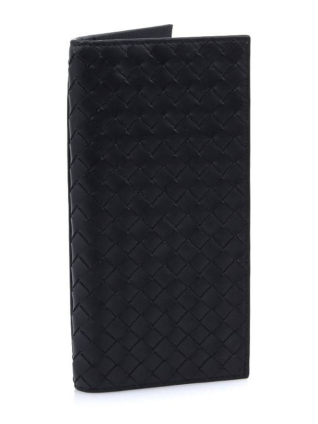 Intrecciato Continental Long Wallet Black - BOTTEGA VENETA - BALAAN 3