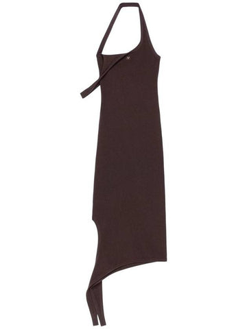 Courrèges Asymmetrical Undressed Midi Dress - COURREGES - BALAAN 1