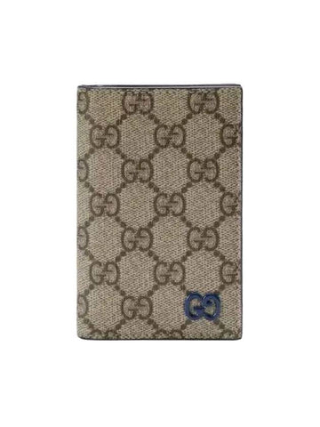 Supreme GG Detail Long Card Wallet Beige Ebony - GUCCI - BALAAN 1