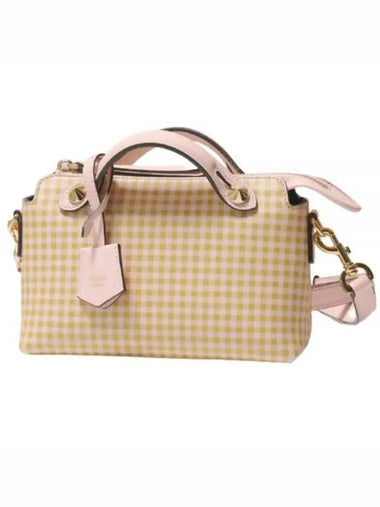 By the Way Check Shoulder Bag Pink 8BL145 ACYP - FENDI - BALAAN 1