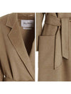 Women's Labro Cashmere Long Single Coat Camel - MAX MARA - BALAAN.