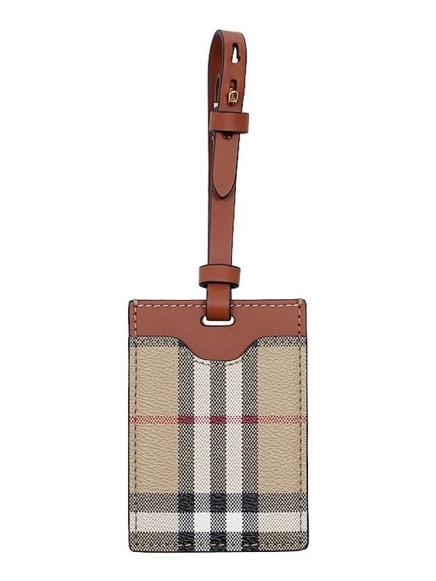 Check Luggage Tag Beige - BURBERRY - BALAAN 2