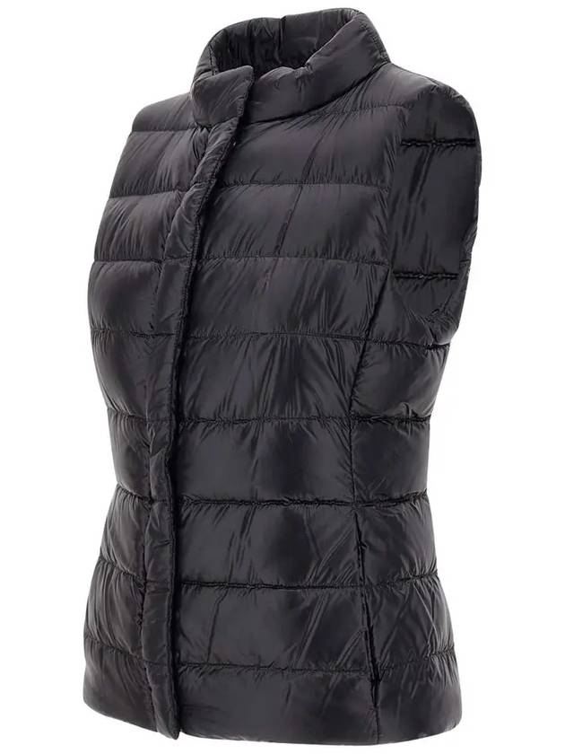 Giulia Slim Fit Down Padded Vest Black - HERNO - BALAAN 4