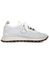 Monile Knit Low Top Sneakers White - BRUNELLO CUCINELLI - BALAAN 2