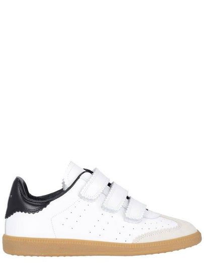 Bethy Velcro Low Top Sneakers White Black - ISABEL MARANT - BALAAN 2