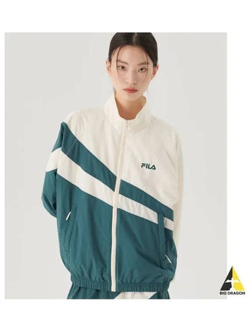 Lightweight flag windbreaker FS2JKG2103XDTL - FILA - BALAAN 1