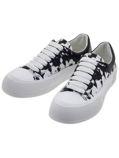 Printed Canvas Sneakers - ALEXANDER MCQUEEN - BALAAN 2