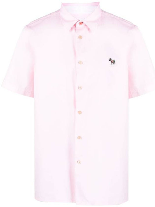 Logo Cotton Shirt M2R524TFZEBRA20 B0710503216 - PAUL SMITH - BALAAN 1