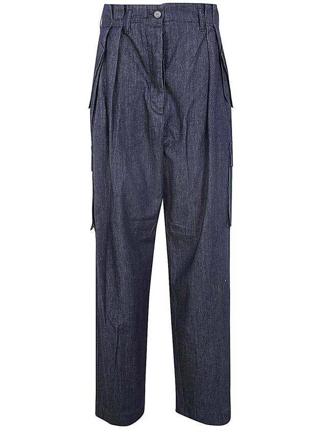 Dries Van Noten 02670 Polkar Denim 8431 Pants Clothing - DRIES VAN NOTEN - BALAAN 1