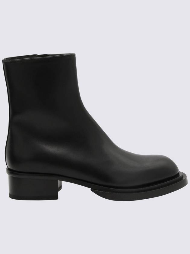 Zip Biker Boots Black - ALEXANDER MCQUEEN - BALAAN 3