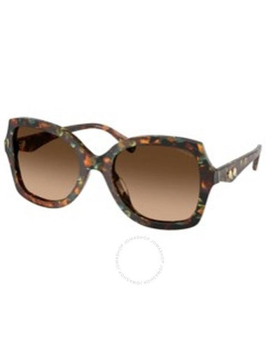 Coach Brown Gradient Butterfly Ladies Sunglasses HC8410U 584474 56 - COACH - BALAAN 1