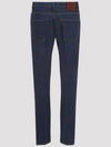 Tapered Denim Jeans Indigo - GUCCI - BALAAN 3