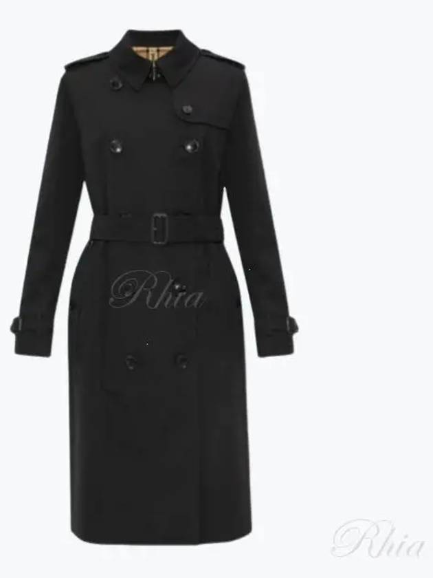 Trench Coat 8079412 A1189 BLACK - BURBERRY - BALAAN 2