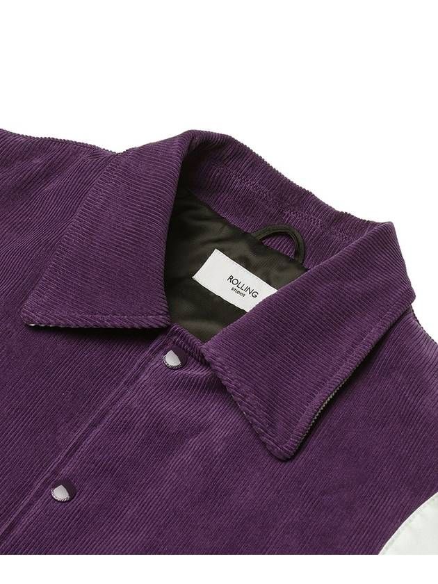 CORDUROY VARSITY JACKET PURPLE - ROLLING STUDIOS - BALAAN 4