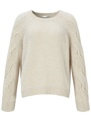 baby cashmere 100 sleeve cable knit sweater - RS9SEOUL - BALAAN 1