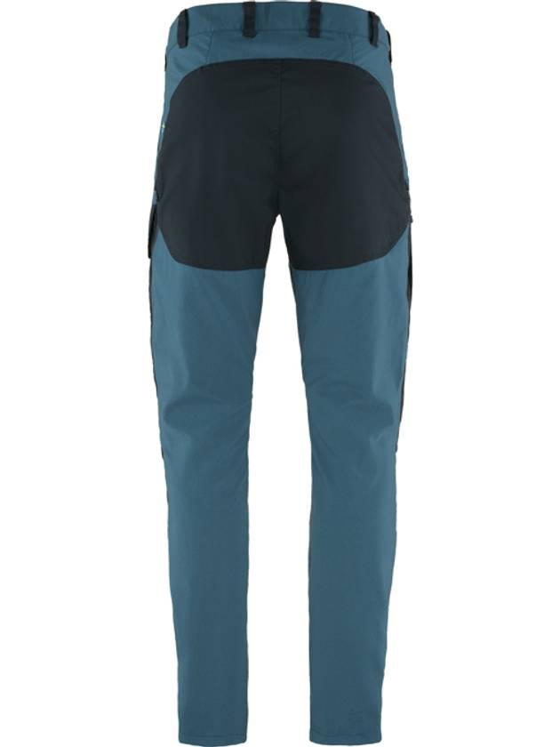 Men's Regular Abisko Midsummer Track Pants Indigo Blue Dark Navy - FJALL RAVEN - BALAAN 3