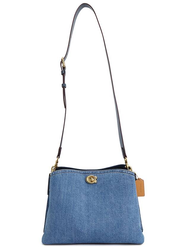 Willow Women s Denim Shoulder Bag CS243 B4 INDIGO - COACH - BALAAN 6