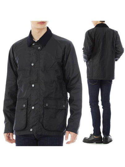 Ambleton Wax Jacket Navy - BARBOUR - BALAAN 2