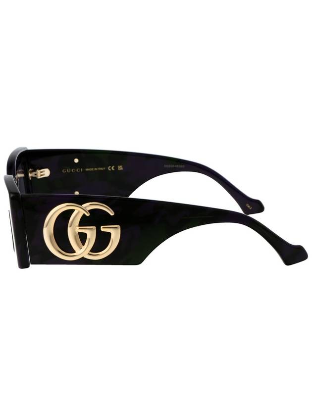 logo decorated rectangular frame sunglasses GG1425S - GUCCI - BALAAN 4