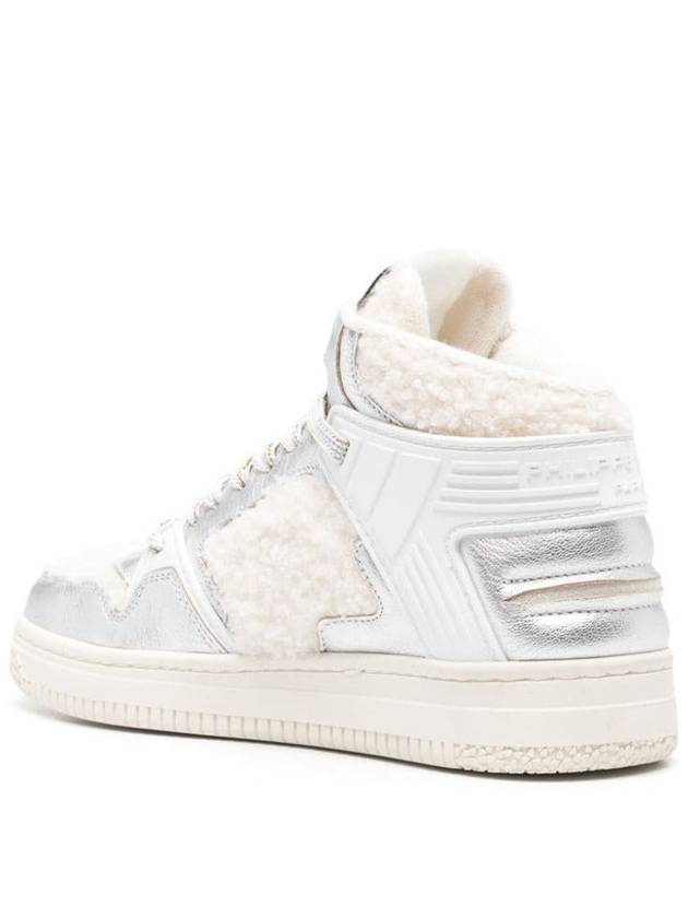 Philippe Model La Grande High-Top Sneakers With Fur - PHILIPPE MODEL - BALAAN 4