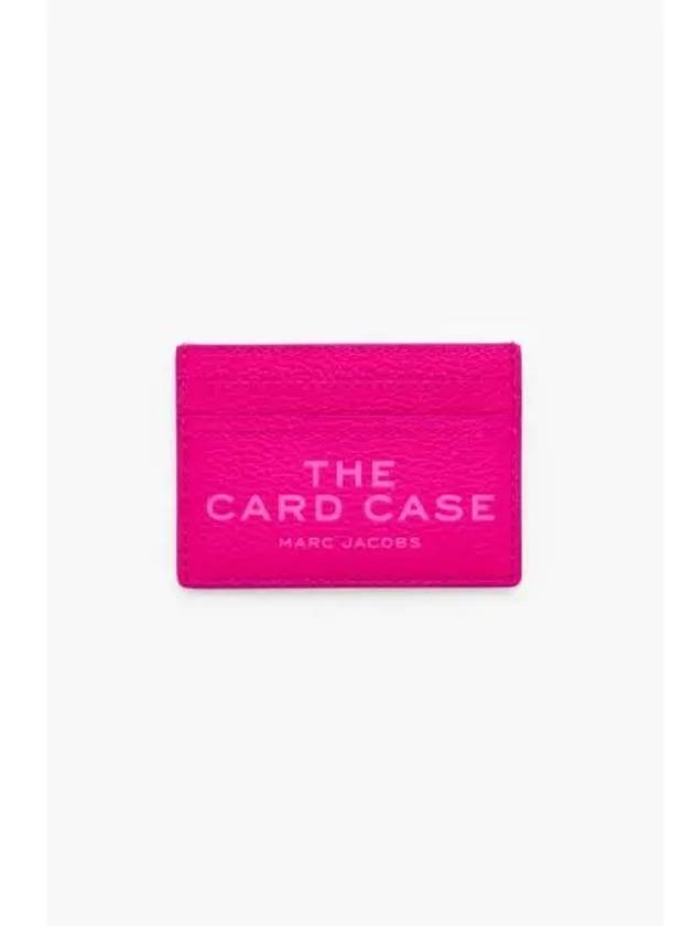 Leather The Items Card Case Hot Pink MBACA24001PIX - MARC JACOBS - BALAAN 1