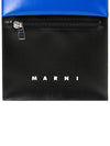 Tribeca Two-tone Cross Bag Black Royal - MARNI - BALAAN 9