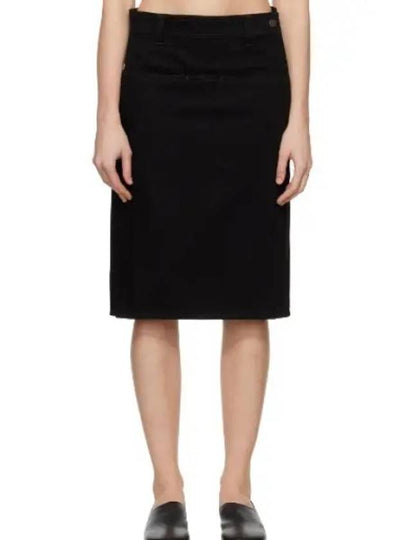 Denim H-Line Skirt Black - LEMAIRE - BALAAN 2