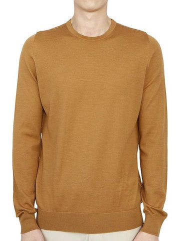 Men's Knit Top Brown - JOHNSTONS OF ELGIN - BALAAN 1