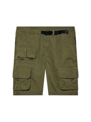 BELTED CARGO SHORT MBB53001C1 OG 107 GREEN shorts - ALPHA INDUSTRIES - BALAAN 1