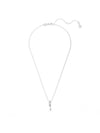 Dextera Rhodium Necklace White - SWAROVSKI - BALAAN 1