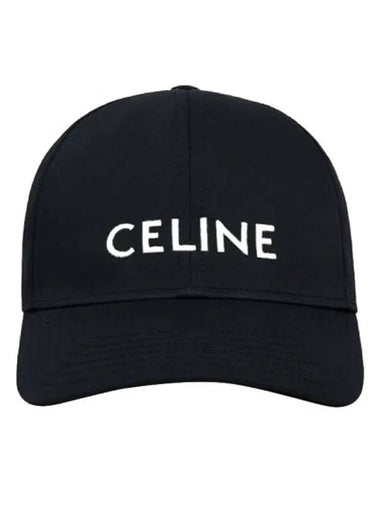 Logo Ball Cap Black - CELINE - BALAAN 1