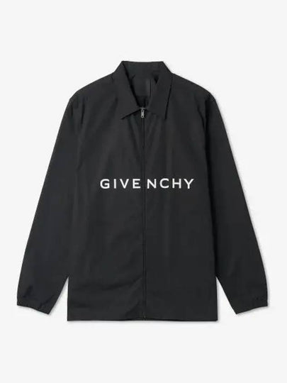 Logo Print Long Sleeve Shirt Black - GIVENCHY - BALAAN 2